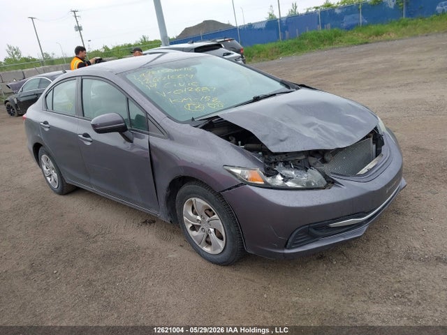 12621004 :رقم المزاد ، 2HGFB2F41EH012687 vin ، 2014 Honda Civic Lx مزاد بيع