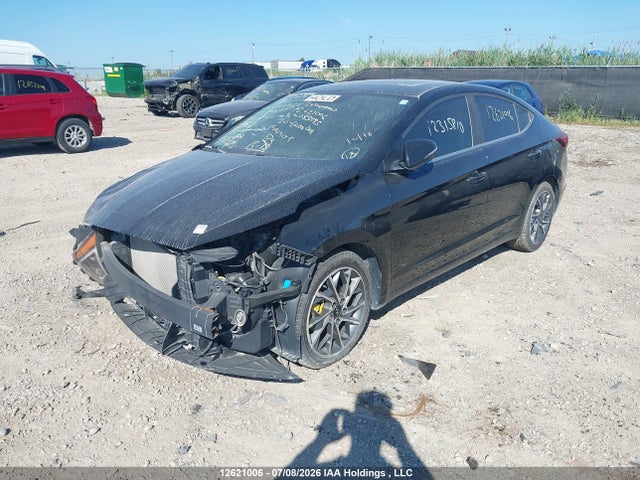 2020 Hyundai Elantra Luxury მანქანა იყიდება აუქციონზე, vin: KMHD84LF1LU085585, აუქციონის ნომერი: 12621006