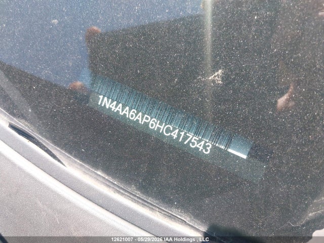12621007 :رقم المزاد ، 1N4AA6AP6HC417543 vin ، 2017 Nissan Maxima Platinum/s/sl/sr/sv مزاد بيع