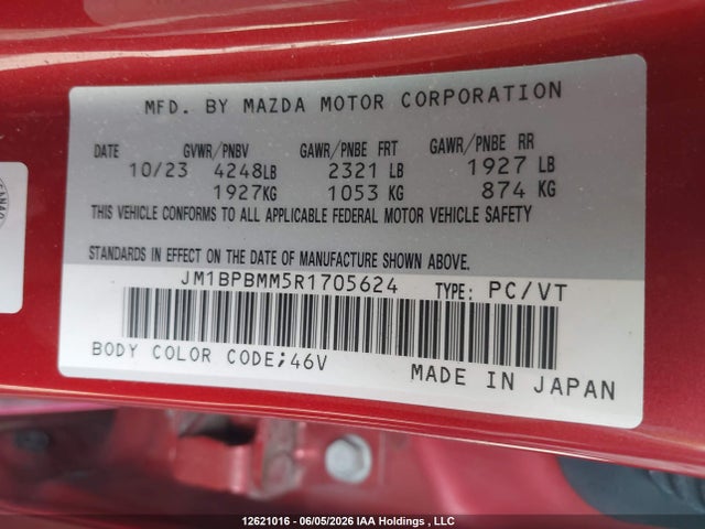 Mazda 3 Premium 2024 JM1BPBMM5R1705624 Image 9