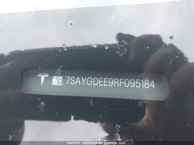 Aukcja sprzedaży 2024 Tesla Model Y Long Range, vin: 7SAYGDEE9RF095184, numer aukcji: 12621035