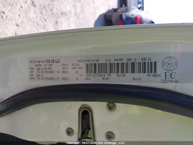 RAM 1500 2015 1C6RR7LG1FS734410 Image 9