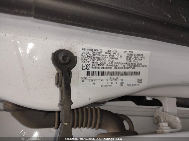 2017 Ford Focus Sel მანქანა იყიდება აუქციონზე, vin: 1FADP3H2XHL239706, აუქციონის ნომერი: 12612486