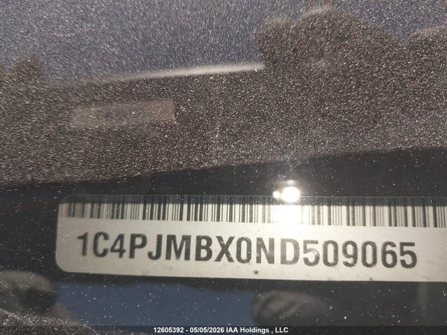 1C4PJMBX0ND509065 Jeep Cherokee Trailhawk