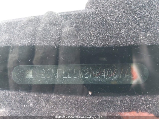 Продаж на аукціоні авто 2010 Chevrolet Equinox, vin: 2CNFLEEW2A6406748, номер лоту: 12549389