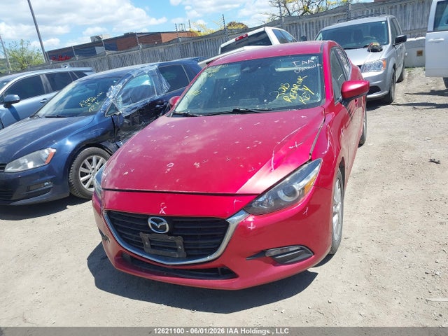 12621100 :رقم المزاد ، 3MZBN1L76HM123316 vin ، 2017 Mazda Mazda3 Gs مزاد بيع