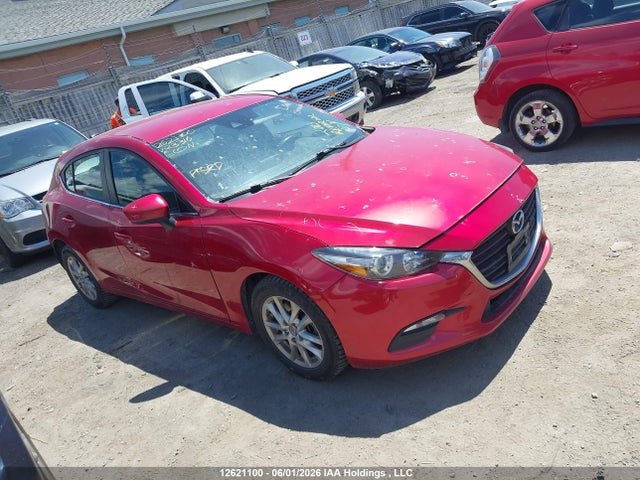 12621100 :رقم المزاد ، 3MZBN1L76HM123316 vin ، 2017 Mazda Mazda3 Gs مزاد بيع