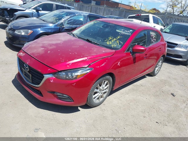 12621100 :رقم المزاد ، 3MZBN1L76HM123316 vin ، 2017 Mazda Mazda3 Gs مزاد بيع