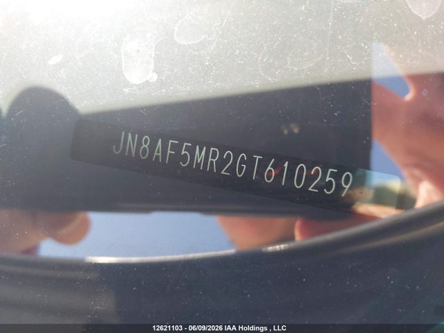 Продажа на аукционе авто 2016 Nissan Juke S/sv/sl/nismo, vin: JN8AF5MR2GT610259, номер лота: 12621103