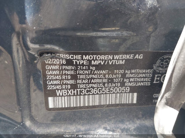 BMW X1 Xdrive28i 2016 WBXHT3C36G5E50059 Image 9