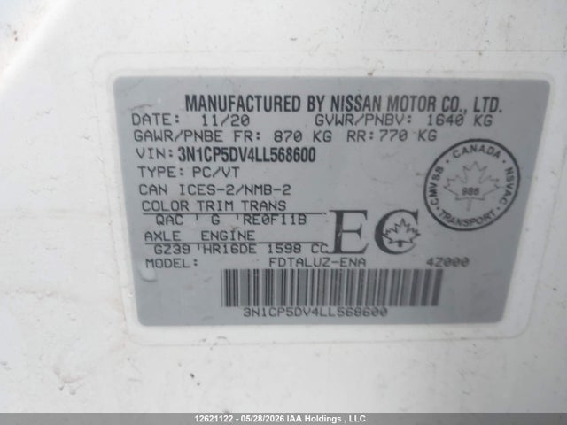 Nissan KICKS SR 2020 3N1CP5DV4LL568600 Image 19