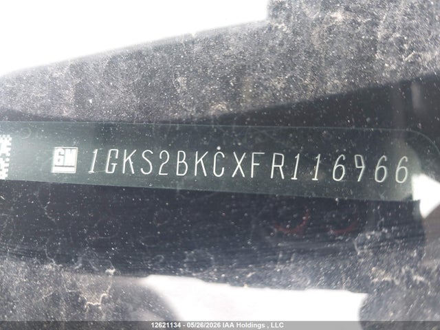 1GKS2BKCXFR116966 GMC YUKON SLT