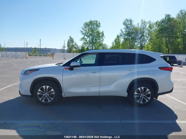 12621146 :رقم المزاد ، 5TDGBRCH6MS524304 vin ، 2021 Toyota Highlander Hybrid Xle مزاد بيع