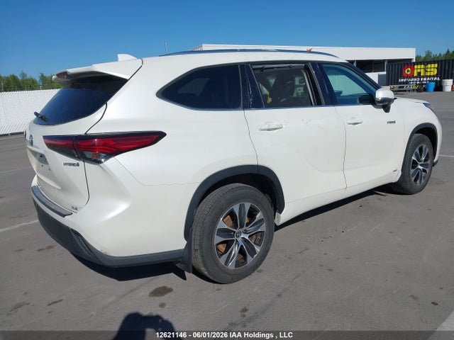 12621146 :رقم المزاد ، 5TDGBRCH6MS524304 vin ، 2021 Toyota Highlander Hybrid Xle مزاد بيع
