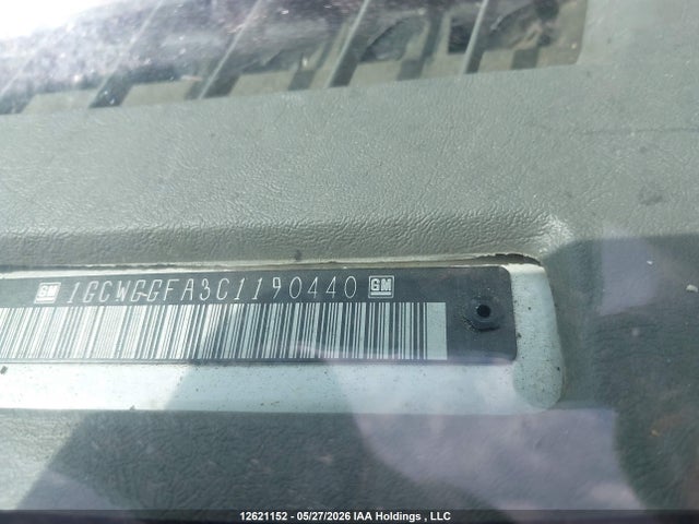 Продаж на аукціоні авто 2012 Chevrolet Express G2500, vin: 1GCWGGFA3C1190440, номер лоту: 12621152