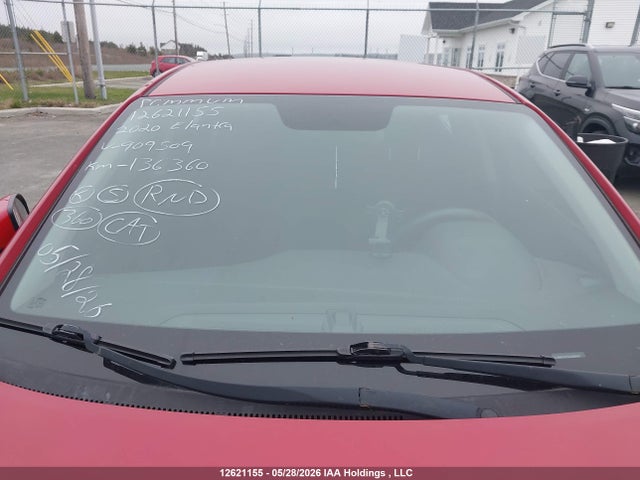 12621155 :رقم المزاد ، KMHD74LF5LU909509 vin ، 2020 Hyundai Elantra Essential Auto Ivt مزاد بيع