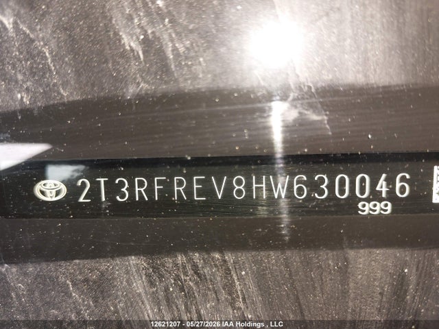 Продажа на аукционе авто 2017 Toyota Rav4 Xle, vin: 2T3RFREV8HW630046, номер лота: 12621207