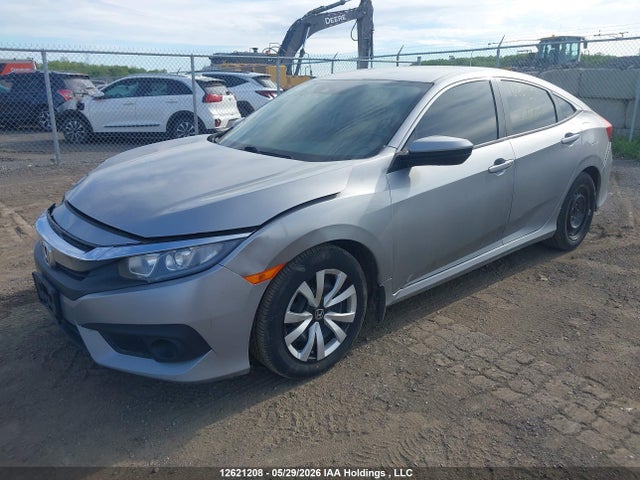Honda Civic Lx 2018 2HGFC2F62JH038871 Image 2