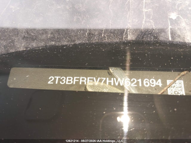 Продаж на аукціоні авто 2017 Toyota Rav4 Le, vin: 2T3BFREV7HW621694, номер лоту: 12621214