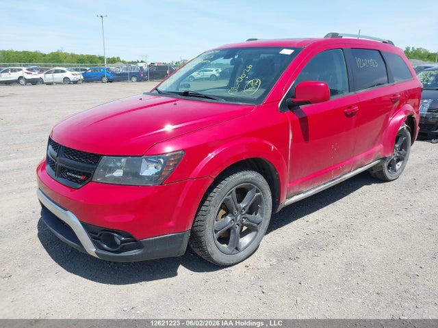 12621223 :رقم المزاد ، 3C4PDCGG0JT472114 vin ، 2018 Dodge Journey Crossroad مزاد بيع