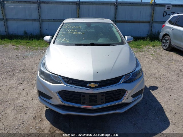 12621235 :رقم المزاد ، 3G1BE5SM2HS534850 vin ، 2017 Chevrolet Cruze Lt مزاد بيع