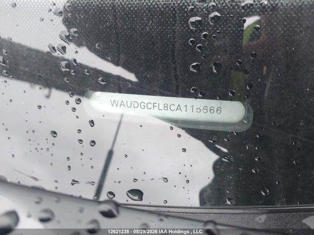 12621238 :رقم المزاد ، WAUDGCFL8CA115666 vin ، 2012 Audi S4 3.0 مزاد بيع