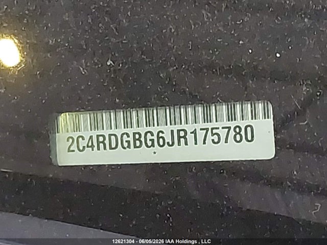 2C4RDGBG6JR175780 Dodge Grand Caravan Se