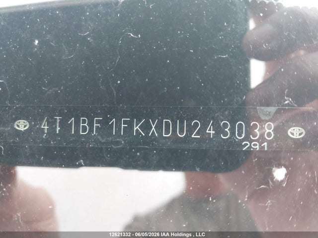 2013 Toyota Camry Se მანქანა იყიდება აუქციონზე, vin: 4T1BF1FKXDU243038, აუქციონის ნომერი: 12621332