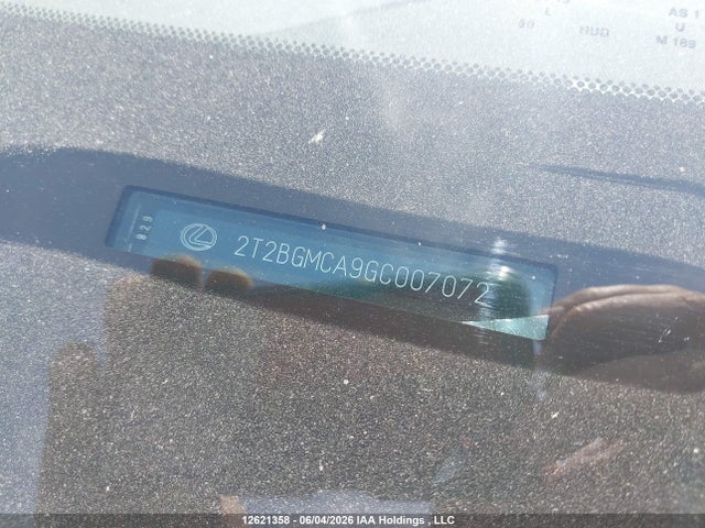 Aukcja sprzedaży 2016 Lexus Rx 450h, vin: 2T2BGMCA9GC007072, numer aukcji: 12621358