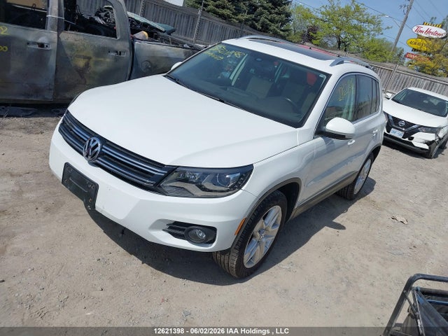 Продажа на аукционе авто 2016 Volkswagen Tiguan Comfortline/highline/special Edition, vin: WVGJV7AX8GK000025, номер лота: 12621398