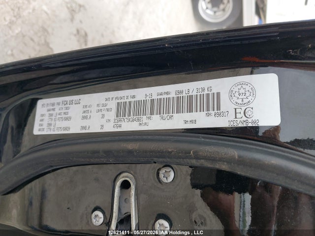 3C6RR7KT5KG643821 RAM 1500 Classic Tradesman