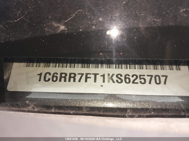 1C6RR7FT1KS625707 RAM 1500 Classic Tradesman