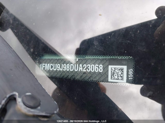 12621455 :رقم المزاد ، 1FMCU9J98DUA23068 vin ، 2013 Ford Escape Titanium مزاد بيع