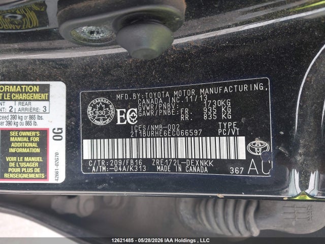 Toyota COROLLA LE 2014 2T1BURHE6EC066597 Image 20