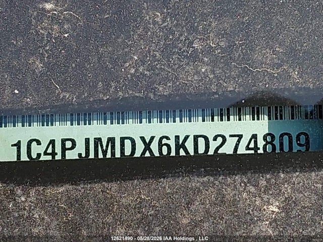 1C4PJMDX6KD274809 Jeep Cherokee