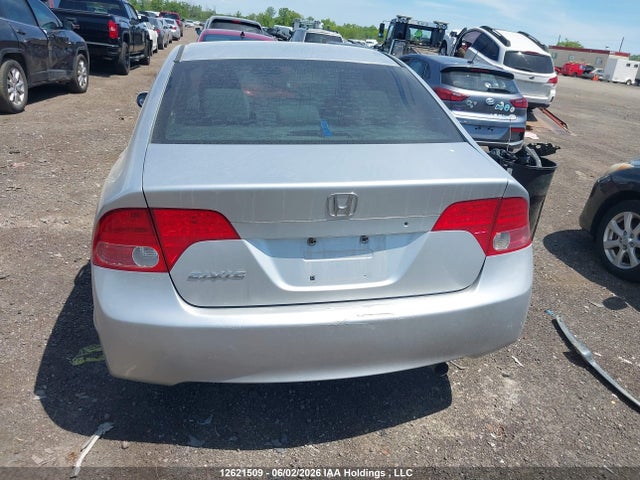 2006 Honda Civic Lx მანქანა იყიდება აუქციონზე, vin: 2HGFA16546H008589, აუქციონის ნომერი: 12621509