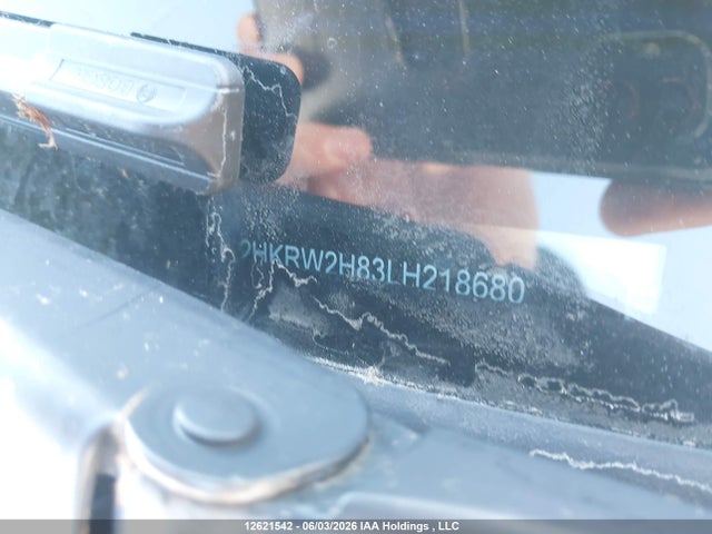 2020 Honda Cr-v Ex-l მანქანა იყიდება აუქციონზე, vin: 2HKRW2H83LH218680, აუქციონის ნომერი: 12621542