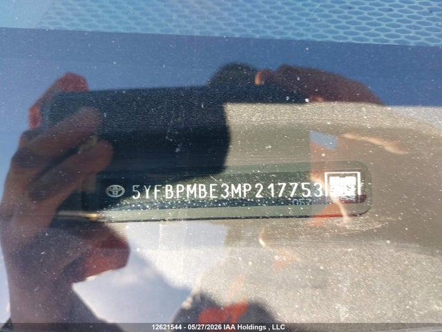 Aukcja sprzedaży 2021 Toyota Corolla Le, vin: 5YFBPMBE3MP217753, numer aukcji: 12621544