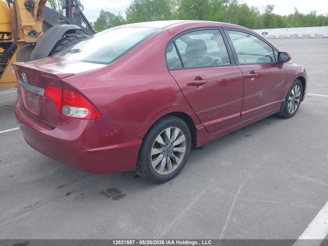 2009 Honda Civic Exl მანქანა იყიდება აუქციონზე, vin: 2HGFA16099H015420, აუქციონის ნომერი: 12621557