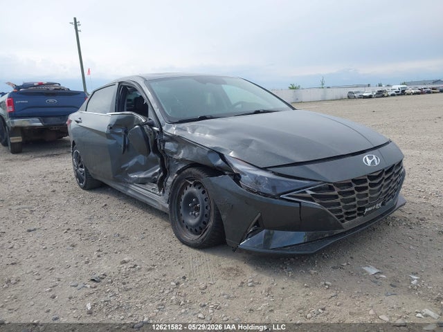 12621582 :رقم المزاد ، KMHLN4AG3MU124534 vin ، 2021 Hyundai Elantra Ultimate Ivt مزاد بيع