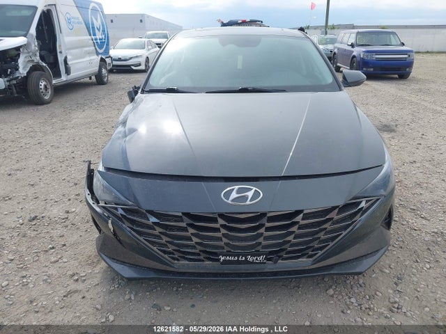 12621582 :رقم المزاد ، KMHLN4AG3MU124534 vin ، 2021 Hyundai Elantra Ultimate Ivt مزاد بيع