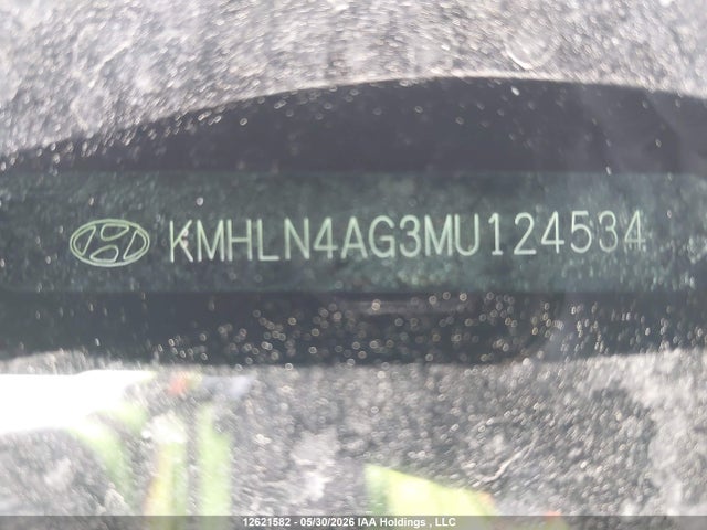 12621582 :رقم المزاد ، KMHLN4AG3MU124534 vin ، 2021 Hyundai Elantra Ultimate Ivt مزاد بيع