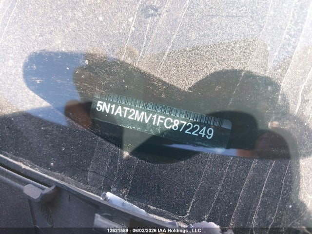 5N1AT2MV1FC872249 Nissan Rogue S/sl/sv