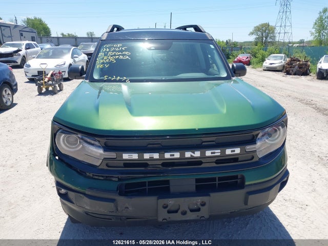 2024 Ford Bronco Sport Outer Banks მანქანა იყიდება აუქციონზე, vin: 3FMCR9C63RRE60382, აუქციონის ნომერი: 12621615