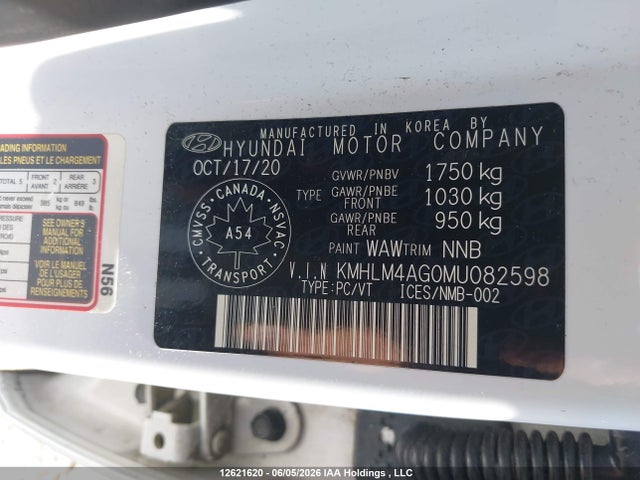 Aukcja sprzedaży 2021 Hyundai Elantra Preferred Ivt, vin: KMHLM4AG0MU082598, numer aukcji: 12621620