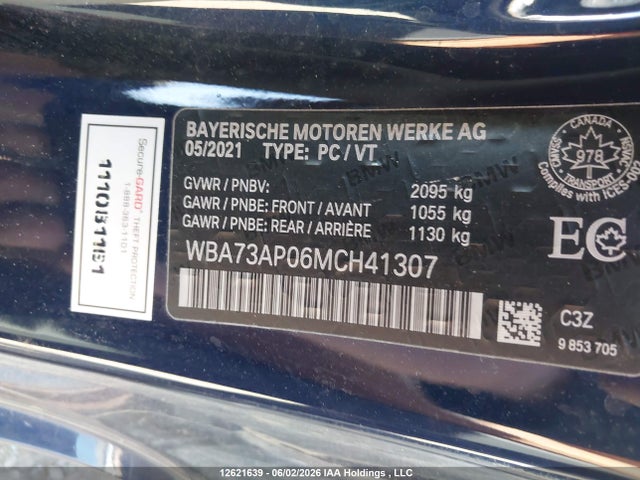 WBA73AP06MCH41307 BMW 430i Xdrive
