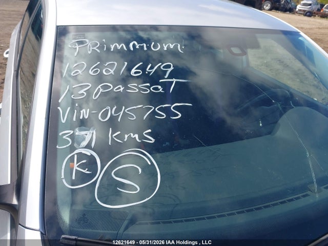 2013 Volkswagen Passat 2.5l Trendline მანქანა იყიდება აუქციონზე, vin: 1VWAH7A31DC045755, აუქციონის ნომერი: 12621649