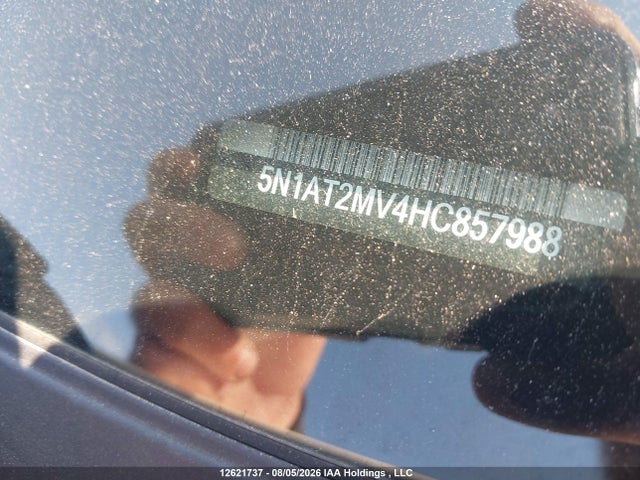 12621737 :رقم المزاد ، 5N1AT2MV4HC857988 vin ، 2017 Nissan Rogue S/sl Platinum/sv مزاد بيع