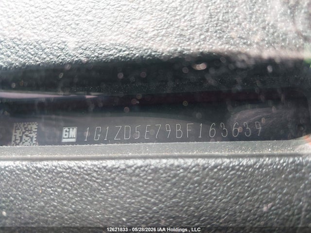 2011 Chevrolet Malibu 2lt მანქანა იყიდება აუქციონზე, vin: 1G1ZD5E79BF163639, აუქციონის ნომერი: 12621833