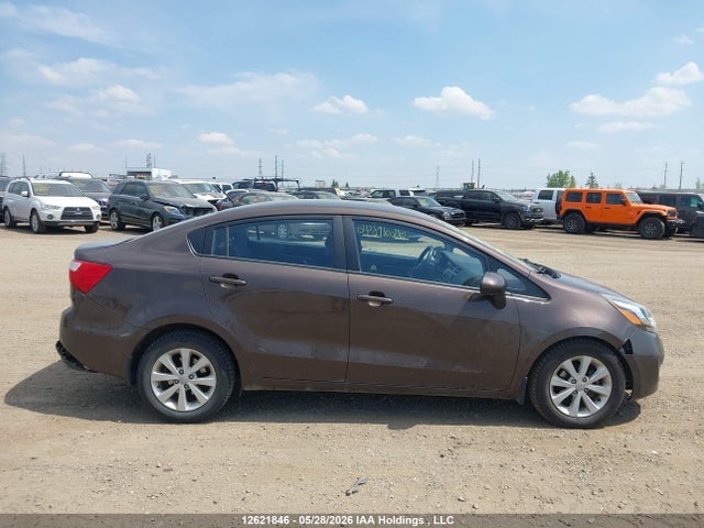 2014 Kia Rio Ex/ex+/lx/lx+/sx მანქანა იყიდება აუქციონზე, vin: KNADM4A39E6345535, აუქციონის ნომერი: 12621846